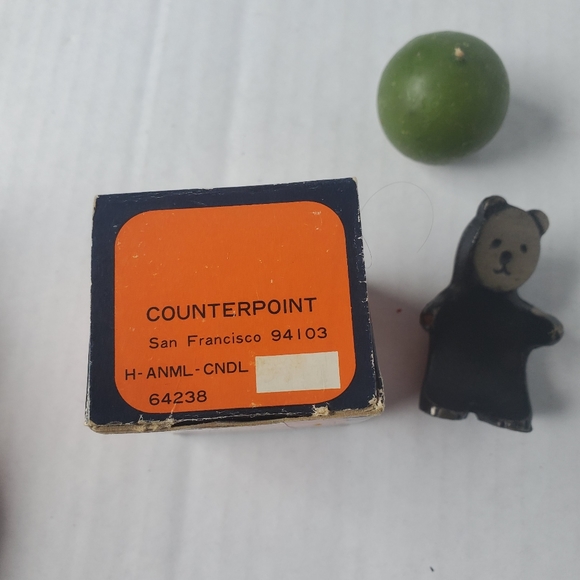 Vintage Cast Iron Animal Panda Candle-Holder - Picture 7 of 9